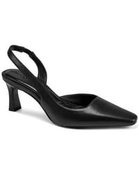 KARL LAGERFELD - Sheenz Pointed Toe Slingback Pump - Lyst