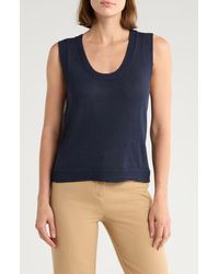 Max Studio - Knit Shell Top - Lyst