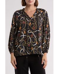 Gemma  Jane - Balloon Sleeve Peasant Top - Lyst