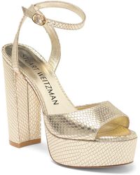Stuart Weitzman - Ryder Ii Platform Sandal - Lyst
