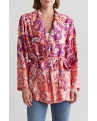 Vici Collection - Merryn Satin Cover-up Wrap - Lyst