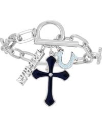 TRUE RELIGION - Assorted Charm Chain Bracelet - Lyst