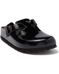 black birkenstock clogs