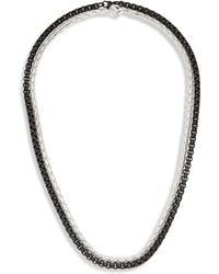 Nordstrom - 2-pack Assorted Chain Necklaces - Lyst