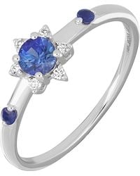 Bony Levy - El Mar 18K Sapphire & Diamond Ring - Lyst