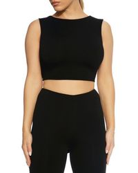 Naked Wardrobe - Tie It Back Crop Top - Lyst