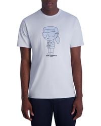 Karl Lagerfeld - Karl Cotton Graphic T-shirt - Lyst