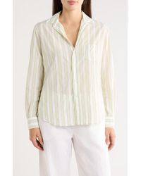 Frank & Eileen - Eileen Relaxed Fit Stripe Button-Up Shirt - Lyst