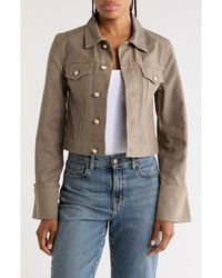 Hudson Jeans - Cuffed Cropped Utility Jacket - Lyst