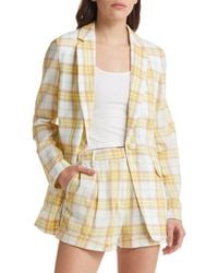 Rag & Bone - Margot Plaid Blazer - Lyst
