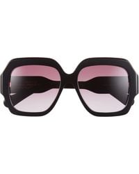 Chloé - 56Mm Rectangular Sunglasses - Lyst