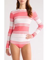 lemlem - Azeb Stripe Rib Rashguard - Lyst