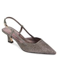 Stuart Weitzman - Slingback Kitten Heel Pumps - Lyst