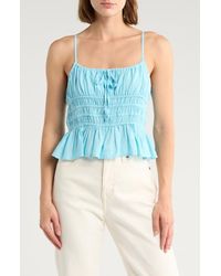 NSR - Strappy Ruched Camisole - Lyst