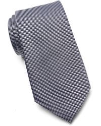 Duchamp - Micro Pattern Silk Tie - Lyst