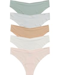 Danskin - 5-Pack Ribbed Hipster Panties - Lyst