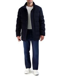 Cole Haan - Padded Down Wool Blend Jacket - Lyst