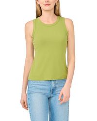Halogen® - Fitted Ribbed Tank Top - Lyst