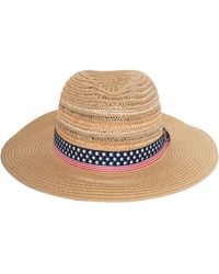 David & Young - Americana Straw Panama Hat - Lyst
