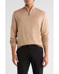 Tom Baine - Solid Quarter Zip Pullover - Lyst