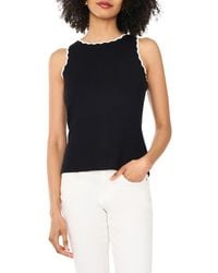 Halogen® - Scallop Tip Sweater Tank - Lyst