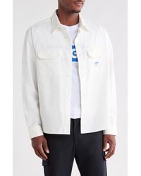 HUGO - Ekynone Cotton Twill Button-Up Shirt - Lyst