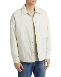 FRAME - Padded Shirt Jacket - Lyst