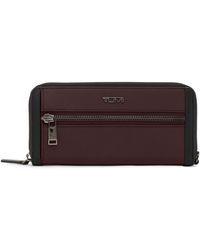 Tumi - Leather Zip Continental Wallet - Lyst