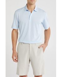 Greg Norman - Feeder Stripe Oyster Piqué Knit Polo - Lyst