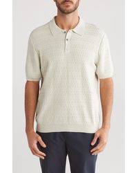 Slate & Stone - Wave Knit Sweater Polo - Lyst
