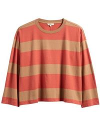 Madewell - Stripe Oversize Crewneck Long-Sleeve T-Shirt - Lyst