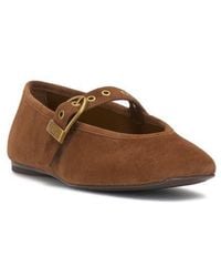 Vince Camuto - Vinica Square Toe Mary Jane Flat - Lyst