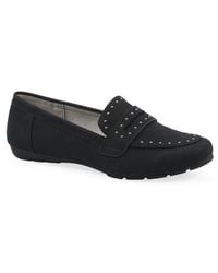White Mountain - Giada Stud Driving Loafer - Lyst