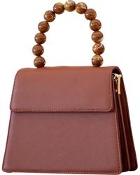 AOTA - Tara Beaded Top Handle Crossbody Bag - Lyst