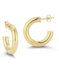 Glaze Jewelry - Tube Hoop Earrings - Lyst
