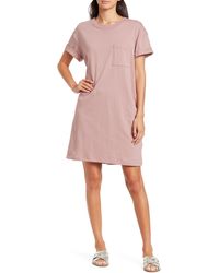 Madewell Tina Solid T-shirt Dress In 