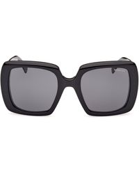 Moncler - 53mm Square Sunglasses - Lyst
