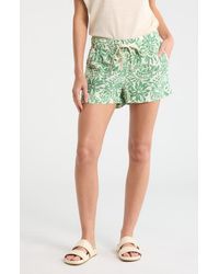 Caslon - Drawstring Linen Blend Shorts - Lyst