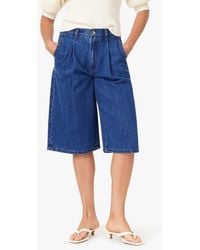 Habitual - Campbell Pleated Bermuda Denim Shorts - Lyst
