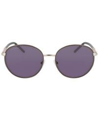 Longchamp - 53Mm Gradient Round Sunglasses - Lyst
