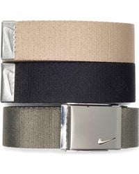 Nike - 3-Pack Webbed Belts - Lyst