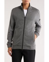 Bugatchi - Stretch Knit Full Zip Jacket - Lyst