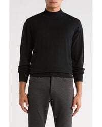 T.R. Premium - Slim Fit Mock Neck Sweater - Lyst