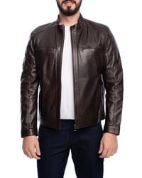 VELLAPAIS - Soft Leather Jacket - Lyst