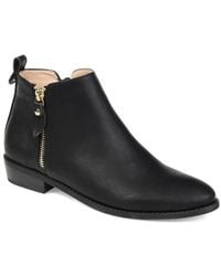 Journee Collection - Ellis Round Toe Bootie - Lyst