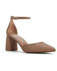 ALDO - Jan Ankle Strap Pointed Toe Pump - Lyst