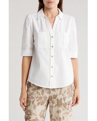 Democracy - Cotton Button-up Shirt - Lyst