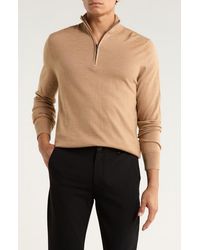 Brooks Brothers - Swift Merino Wool Half Zip Pullover - Lyst