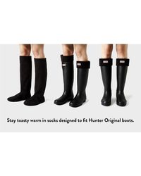 hunter socks long boots