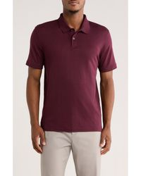 Calvin Klein - Liquid Touch Interlock Cotton Polo - Lyst